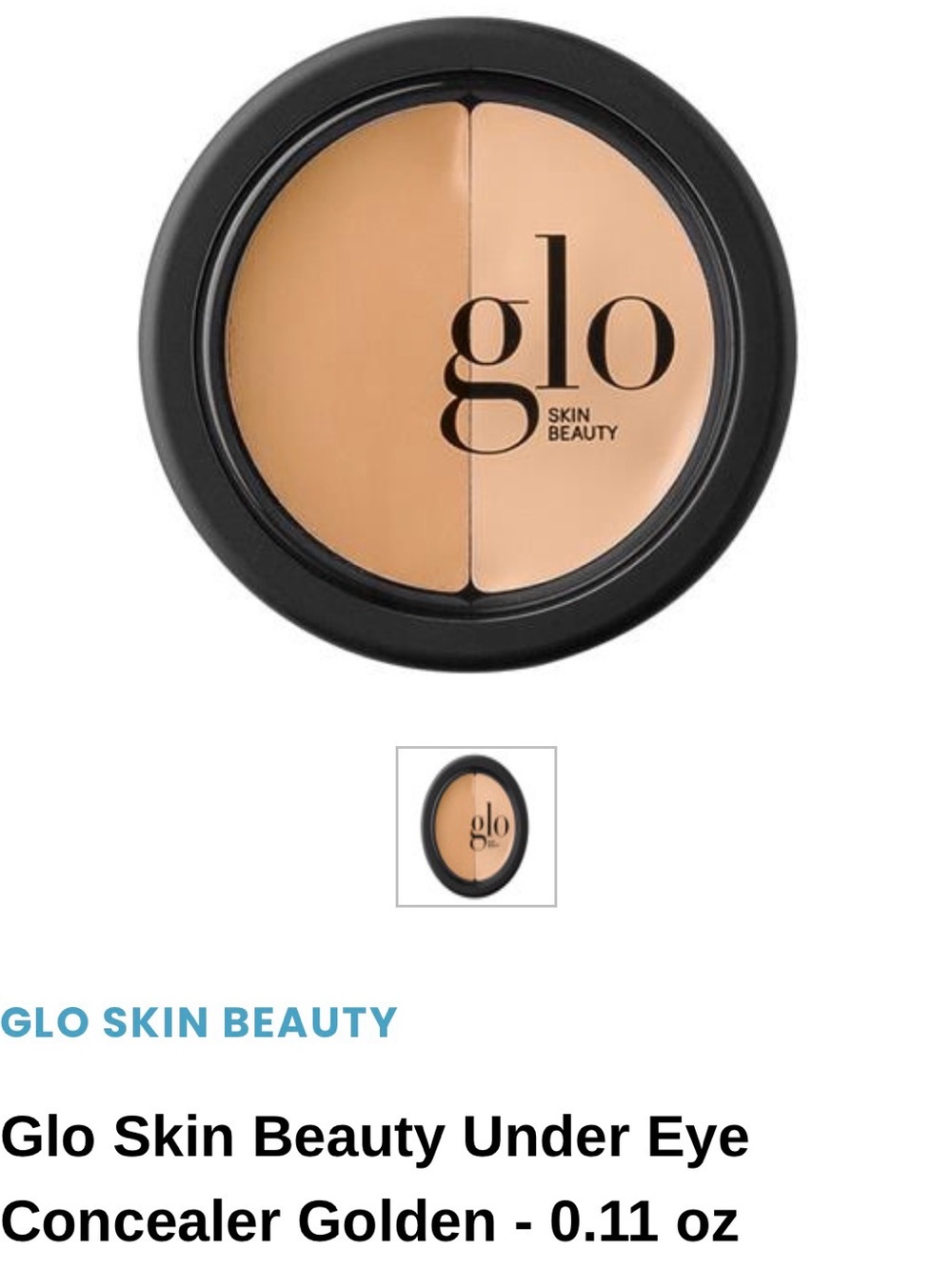 Glo Skin Beauty Under Eye Concealer - Golden Beige Duo